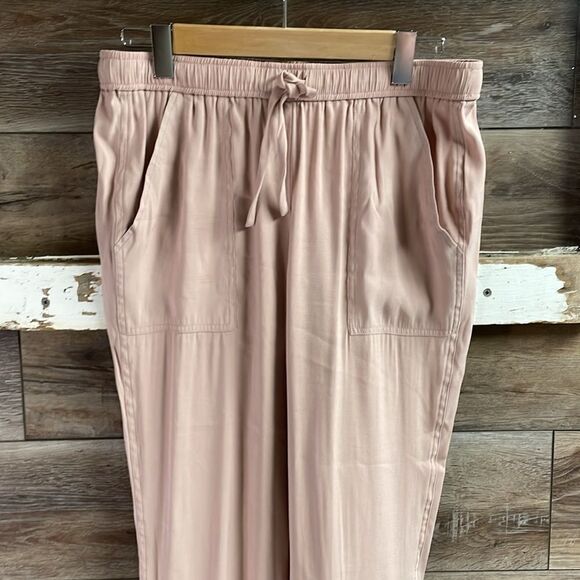 Van Heusen Ladies Stretch Extensible Drawstring Pants, Size 10, Dusty Rose Pink - Picture 4 of 7